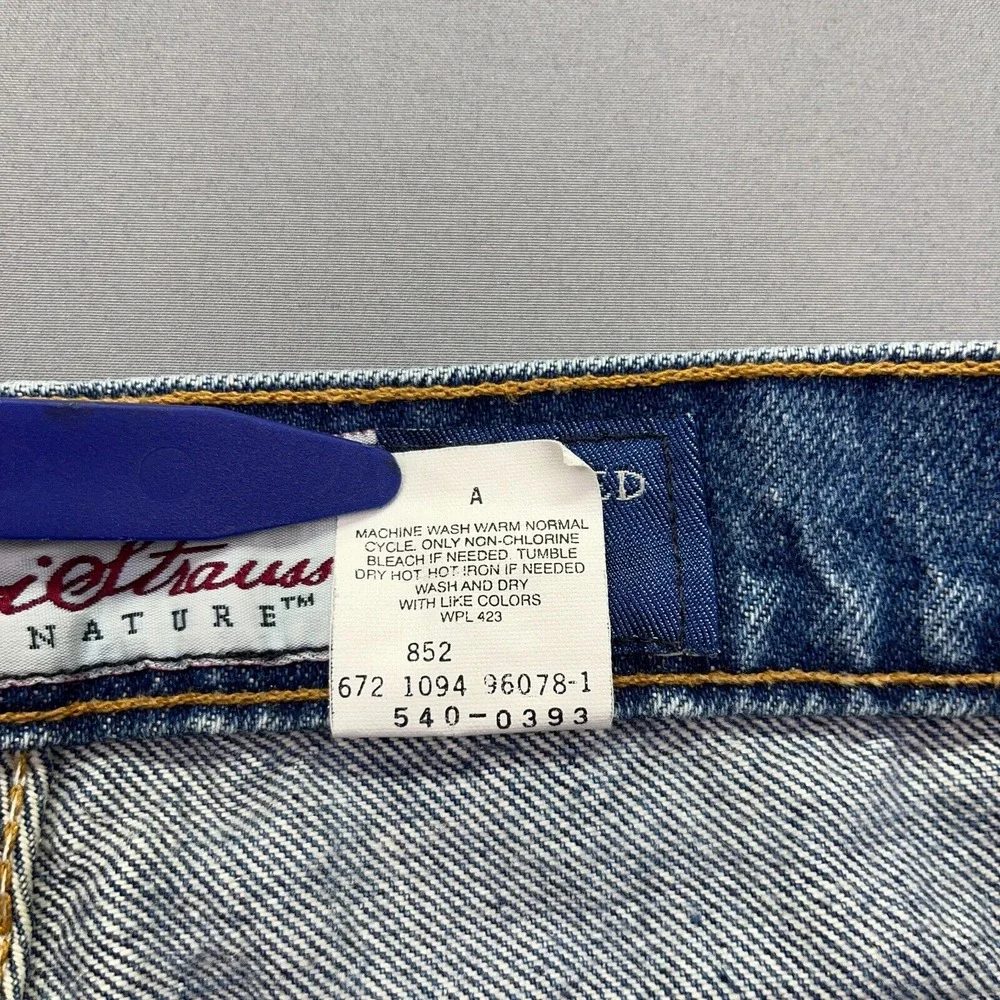 Levi Strauss 540 Brown Tab Vintage 90s Relaxed Fit Jeans Talon Zip Sz‎ 36 (35